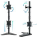 SOPORTE DE MESA CON BASE TOOQ DB1703TNV-B PARA 1