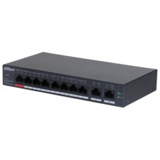 Dahua Technology DH-CS4010-8ET-110 switch Gestionado L2 Fast Ethernet (10/100) EnergÃ­a sobre Ethernet (PoE) Negro