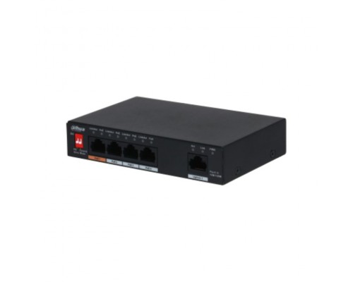Switch dahua dh - pfs3005 - 4et - 60 poe 5 puertos