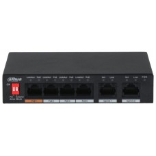 Switch dahua dh - pfs3006 - 4et - 60 poe 6 puertos