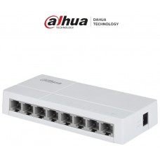 Dahua Technology PoE DH-SF1008L switch No administrado Fast Ethernet (10/100) EnergÃ­a sobre Ethernet (PoE) Escritorio Gris claro