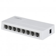 Dahua Technology PoE DH-SF1008 switch No administrado Fast Ethernet (10/100) EnergÃ­a sobre Ethernet (PoE) Escritorio Gris claro