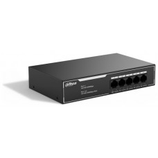 Dahua Technology PoE SG1005LP No administrado L2 Gigabit Ethernet (10/100/1000) EnergÃ­a sobre Ethernet (PoE) Negro