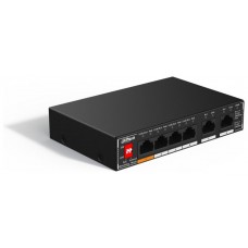 Dahua Technology PoE SG1006P No administrado Gigabit Ethernet (10/100/1000) EnergÃ­a sobre Ethernet (PoE) Negro