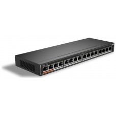 Dahua Technology PoE SG1016P No administrado L2 Gigabit Ethernet (10/100/1000) EnergÃ­a sobre Ethernet (PoE) Negro