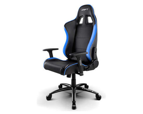 DRIFT DR200 Silla para videojuegos de PC Asiento acolchado Negro, Azul
