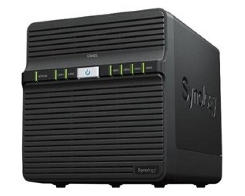 Synology DiskStation DS423 servidor de almacenamiento NAS Realtek RTD1619B 2 GB DDR4 DiskStation Manager Negro