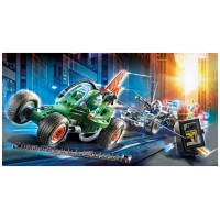 Playmobil ciudad kart policial persecucion ladron