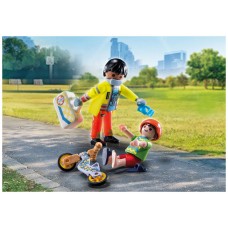Playmobil paramedico con paciente