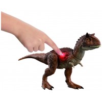Figura mattel jurassic world carnotaurus