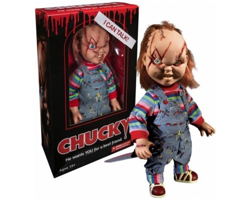 Figura mezco toyz cine chucky hablador Figura mezco toyz cine chucky hablador