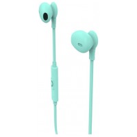 Auriculares muvit mc1 3.5 mm turquesa
