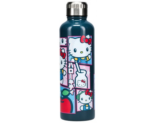 Botella metálitca paladone hello kitty 500