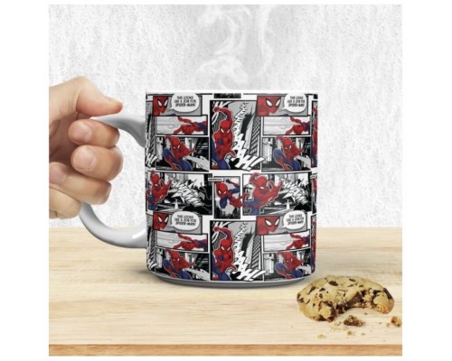Taza xl paladone spider - man página comic