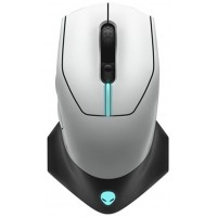Raton inalambrico dell alienware 610m blanco