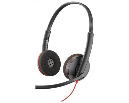 Auriculares poly blackwire 3220 estéreo usb - c