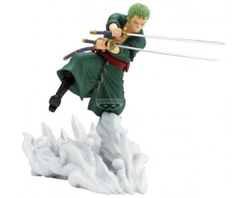 Figura banpresto one piece senkozekkei roronoa