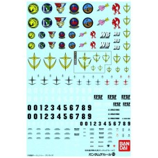 Hojas calcomania bandai hobby gundam decal