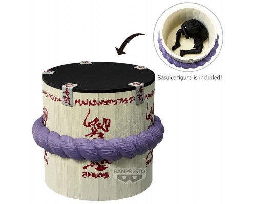 Figura banpresto naruto fl sasuke"s coffin