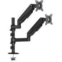 AISENS Soporte de Mesa Eco Contrapeso Giratorio e Inclinable Para Monitor/TV 9kg (3 Pivotes, 2 Brazos) de 17-32", Negro AISENS Soporte de Mesa Eco Contrapeso Giratorio e Inclinable Para Monitor/TV 9kg (3 Pivotes, 2 Brazos) de 17-32", Negro