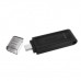 PENDRIVE KINGSTON 64GB USB-C 3.2 DT70 NEGRO