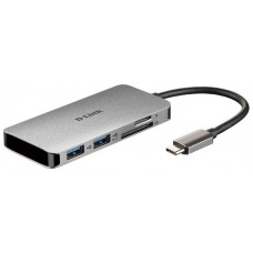 D-Link DUB-M610 Hub USB-C 6 en 1 HDMI/CardRead