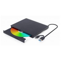 Gembird DVD-USB-031 unidad de disco &Atilde;&sup3;ptico Interno DVD&Acirc;&plusmn;RW Negro