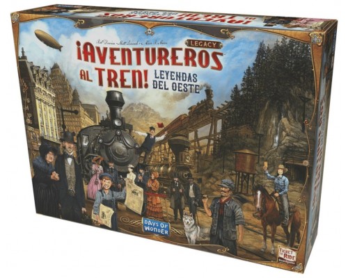 Juego mesa ¡aventureros al tren! legacy