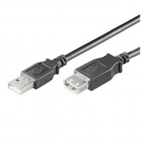 Ewent EC1012 cable USB 1,8 m USB 2.0 USB A Negro