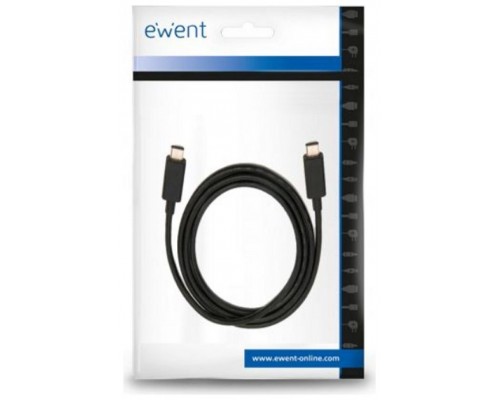 Ewent Cable USB-C CARGA RÁPIDA 100W 20Gbps 4K 1m