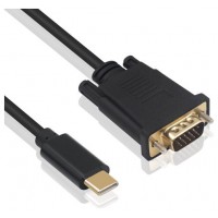 Ewent EC1052 adaptador de cable de vÃ­deo 1,8 m USB Tipo C VGA (D-Sub)