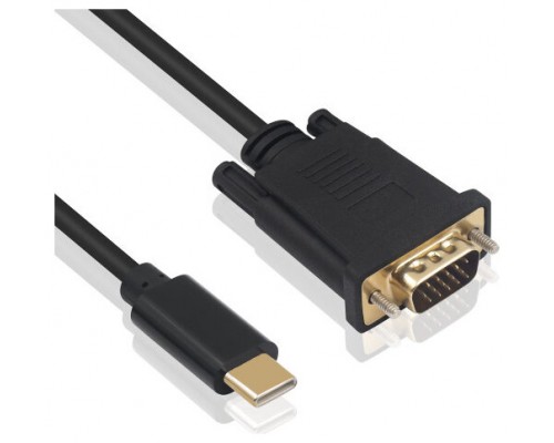 Ewent EC1052 adaptador de cable de vÃ­deo 1,8 m USB Tipo C VGA (D-Sub)