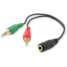 Cable adaptador audio ewent jack 3.5mm