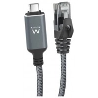 Ewent EC2004 cable de red Negro, Gris 4 m Cat6