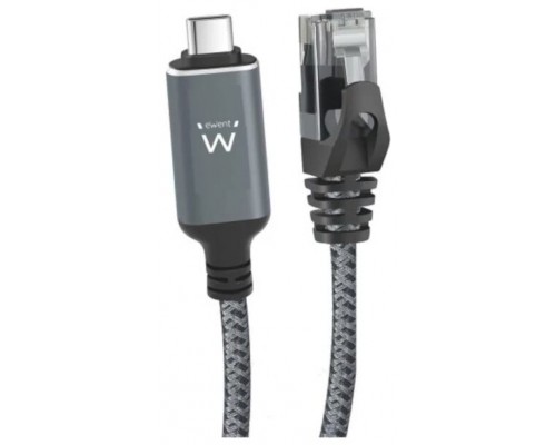 Ewent EC2004 cable de red Negro, Gris 4 m Cat6