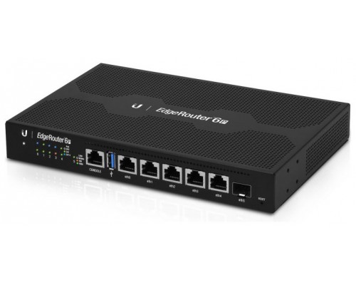 Ubiquiti EdgeRouter 6P router Gigabit Ethernet Negro