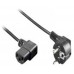 Cable alimentacion ewent fuente universal schuko