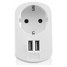 CARGADOR DE PARED EWENT EW1211 2 PUERTOS USB 3.1A