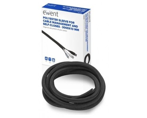 Manguito polyester con autocierre ewent ew1559