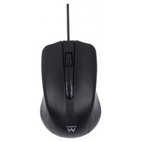 RATON EWENT EW3300 OPTICO 1000DPI USB NEGRO