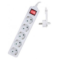 Regleta ewent 5 tomas shucko interruptor