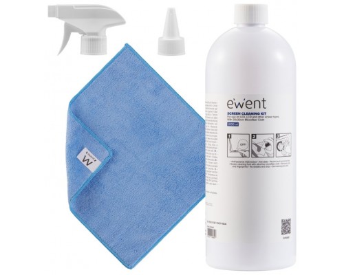 KIT DE LIMPIEZA DE PANTALLAS EWENT EW5680 1000ML