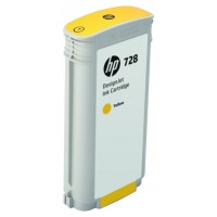 HP 728 130-ml Yellow DesignJet Ink Cartridge cartucho de tinta 1 pieza(s) Original Rendimiento estÃ¡ndar