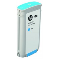 HP 728 130-ml Cyan DesignJet Ink Cartridge cartucho de tinta 1 pieza(s) Original Rendimiento estÃ¡ndar