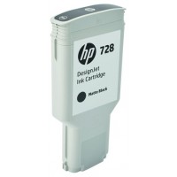 HP 728 300-ml Matte Black DesignJet Ink Cartridge cartucho de tinta 1 pieza(s) Original Alto rendimiento (XL)