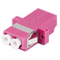 Lanberg FA-LCUP-MD41-0001-VT adaptador de fibra &Atilde;&sup3;ptica LC 1 pieza(s) P&Atilde;&ordm;rpura, Blanco