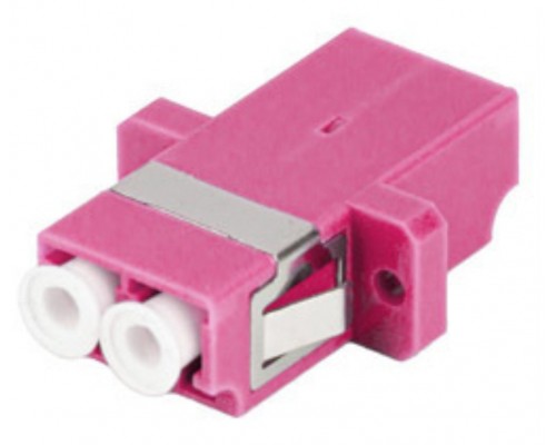 Lanberg FA-LCUP-MD41-0001-VT adaptador de fibra &Atilde;&sup3;ptica LC 1 pieza(s) P&Atilde;&ordm;rpura, Blanco