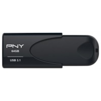 PNY AttachÃ© 4 unidad flash USB 64 GB USB tipo A 3.2 Gen 1 (3.1 Gen 1) Negro