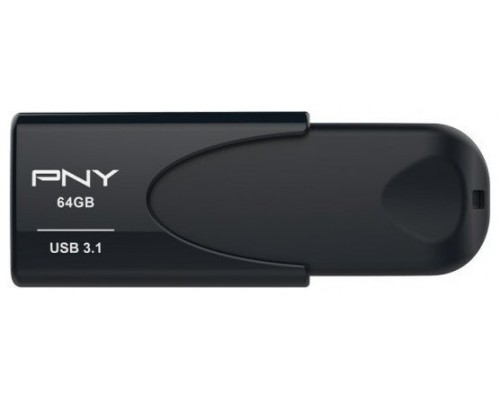 PNY AttachÃ© 4 unidad flash USB 64 GB USB tipo A 3.2 Gen 1 (3.1 Gen 1) Negro
