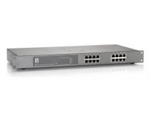 SWITCH NO GESTIONABLE LEVEL ONE FEP-1612 16P 16xPoE